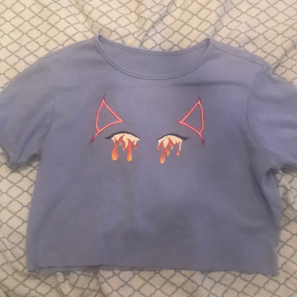 DEVIL CROPTOP, lavender